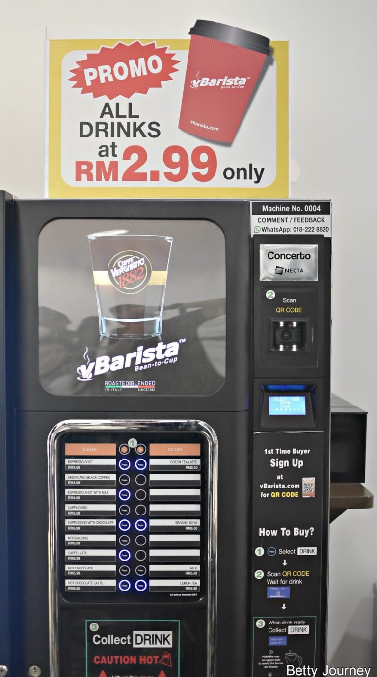 Vending Machine Mesin Layan Diri Kopi Kenshou Vending Machine Layan Diri Supplier & Operator
